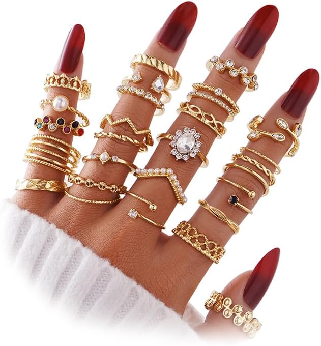 Stackable Knuckle Ring Set