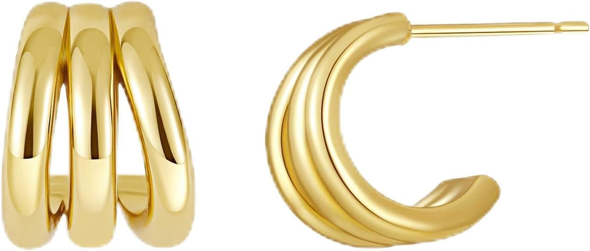 Gold Knot Earrings
