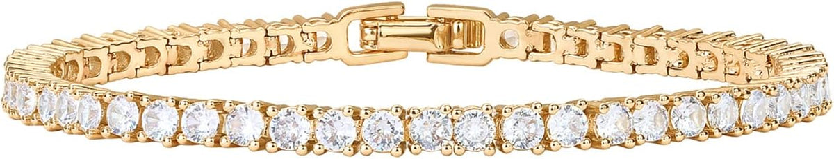 14K Gold Tennis Bracelet