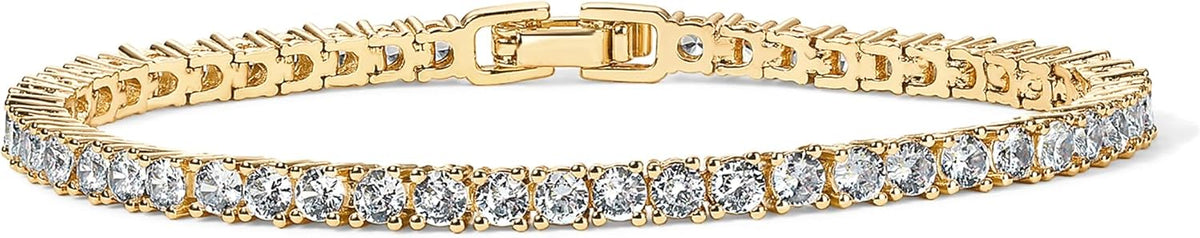 14K Gold Tennis Bracelet