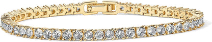 14K Gold Tennis Bracelet