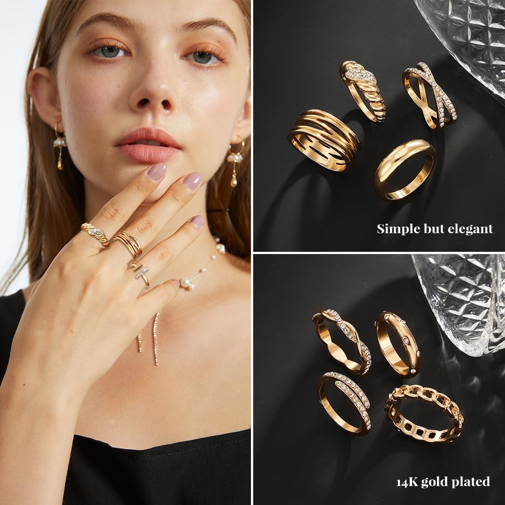 Stackable Knuckle Ring Set