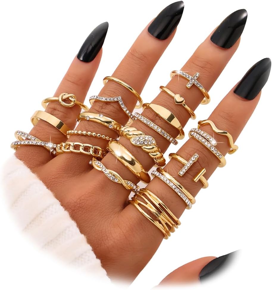 Stackable Knuckle Ring Set