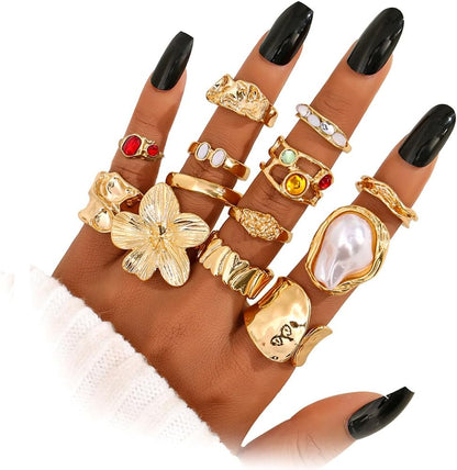 Stackable Knuckle Ring Set