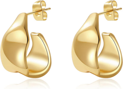 Gold Knot Earrings