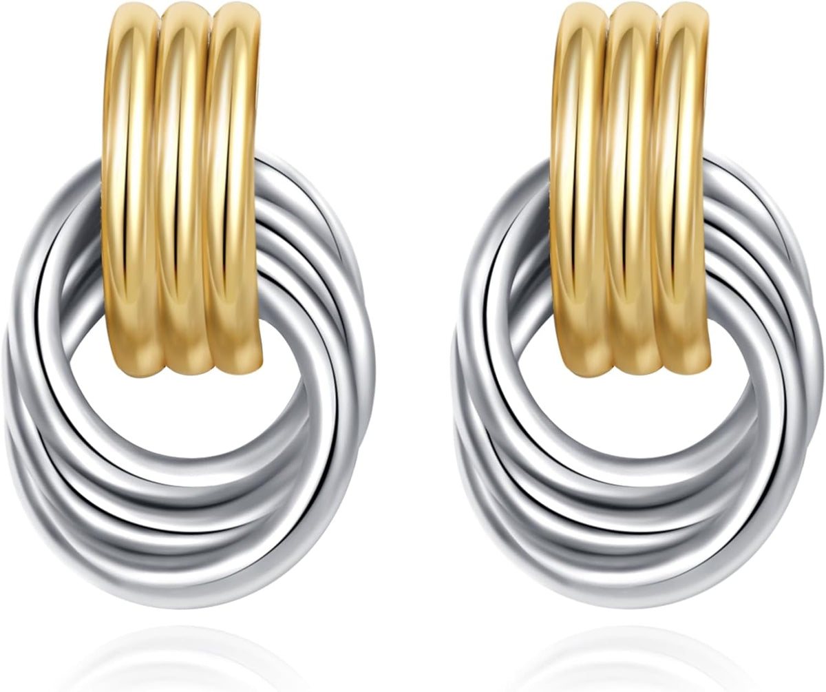 Gold Knot Earrings