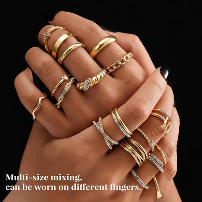 Stackable Knuckle Ring Set