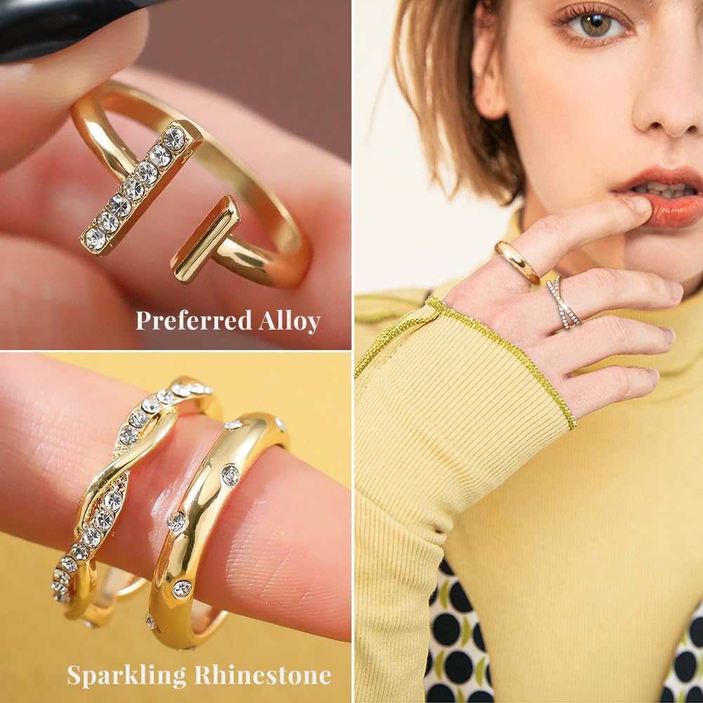 Stackable Knuckle Ring Set