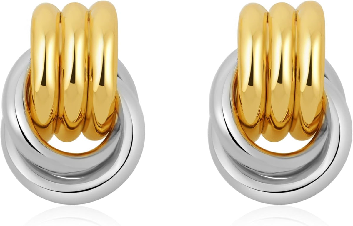 Gold Knot Earrings