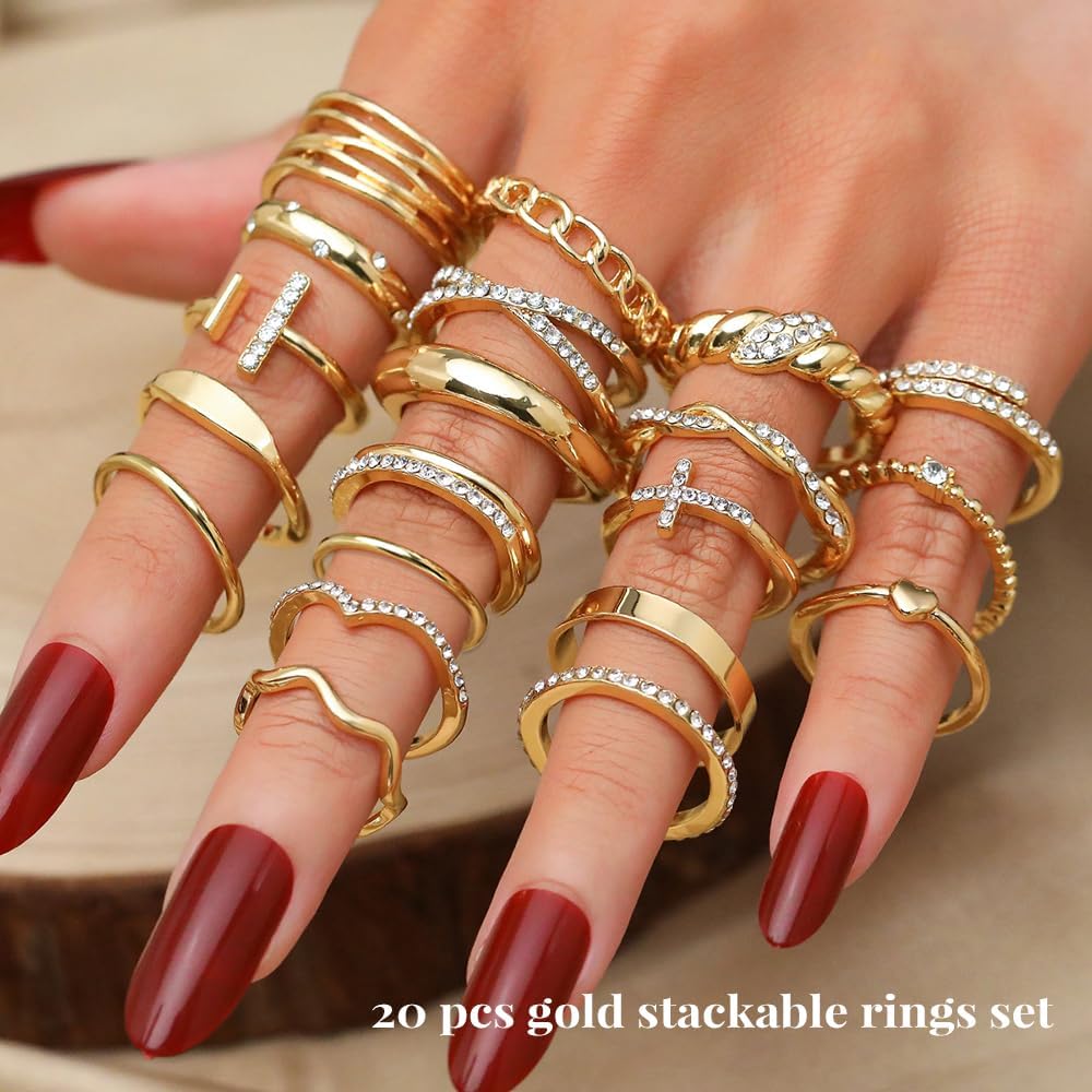 Stackable Knuckle Ring Set