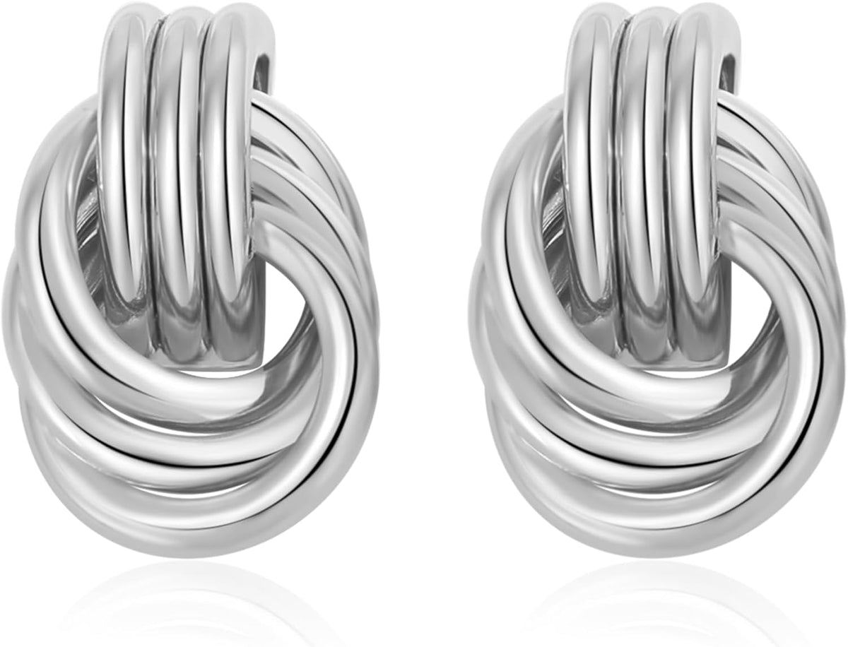 Gold Knot Earrings