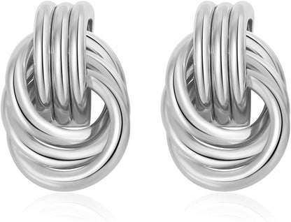 Gold Knot Earrings