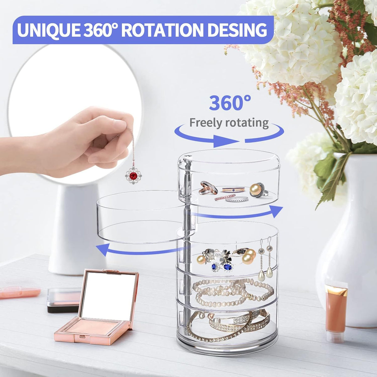 Rotating Jewelry Organizer
