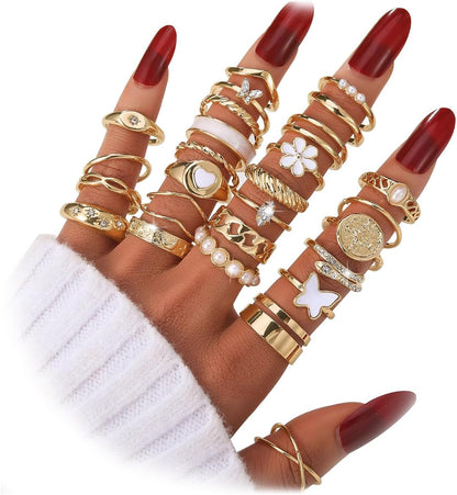Stackable Knuckle Ring Set