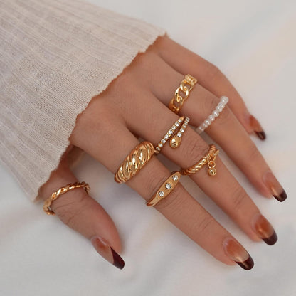 Boho Knuckle Ring Set
