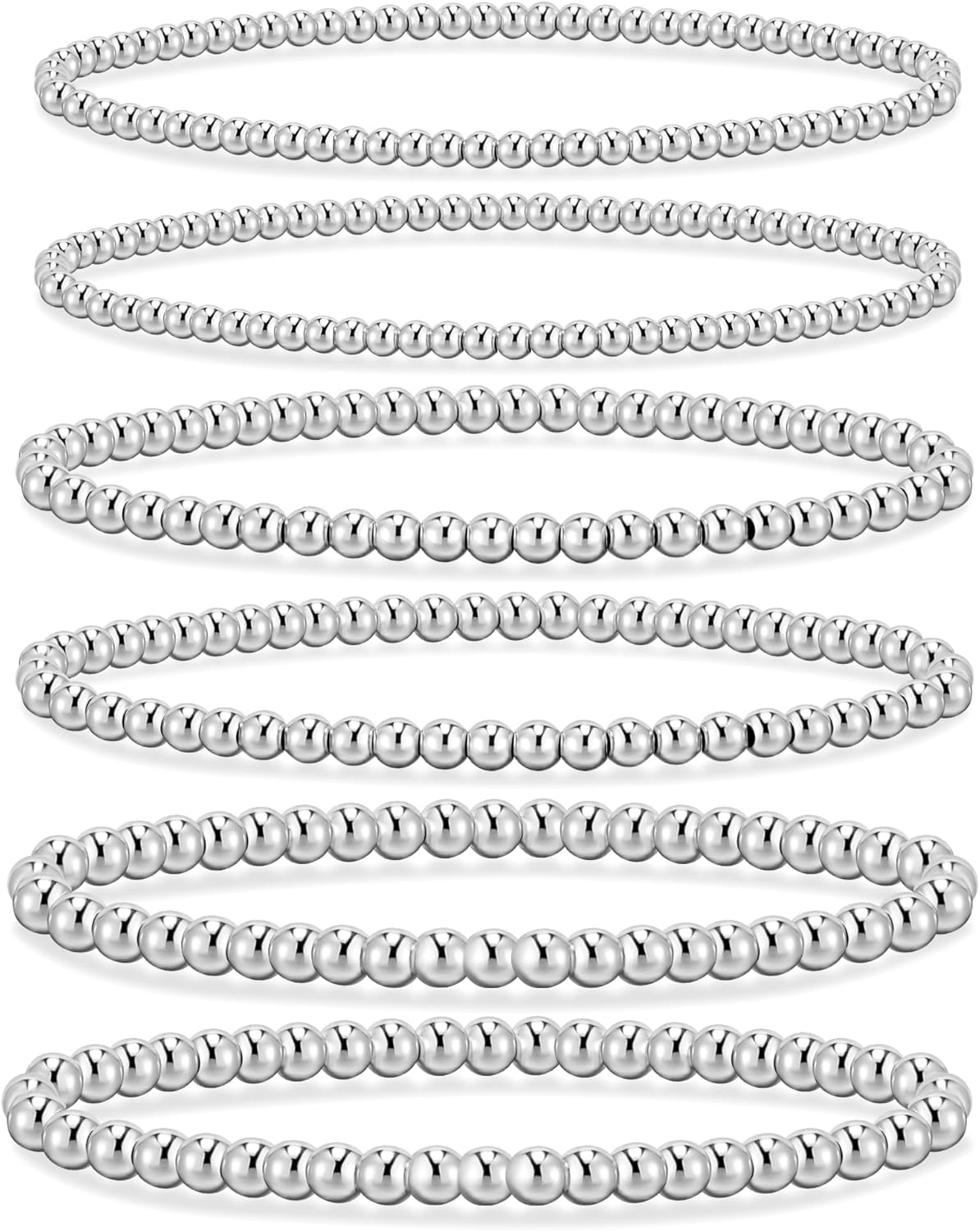 14K Gold Beaded Bracelet Set