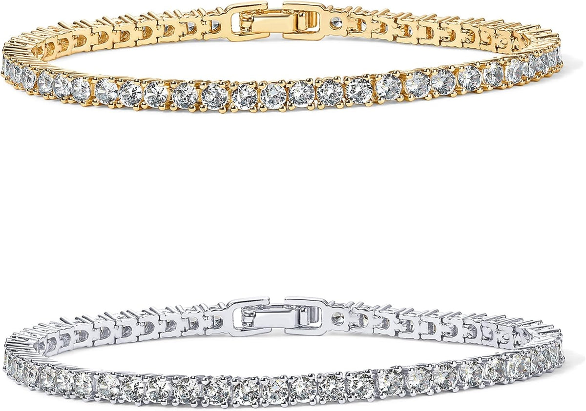 14K Gold Tennis Bracelet