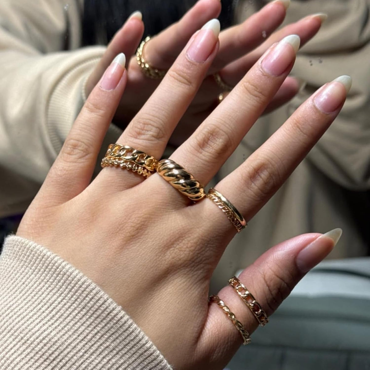 Boho Knuckle Ring Set