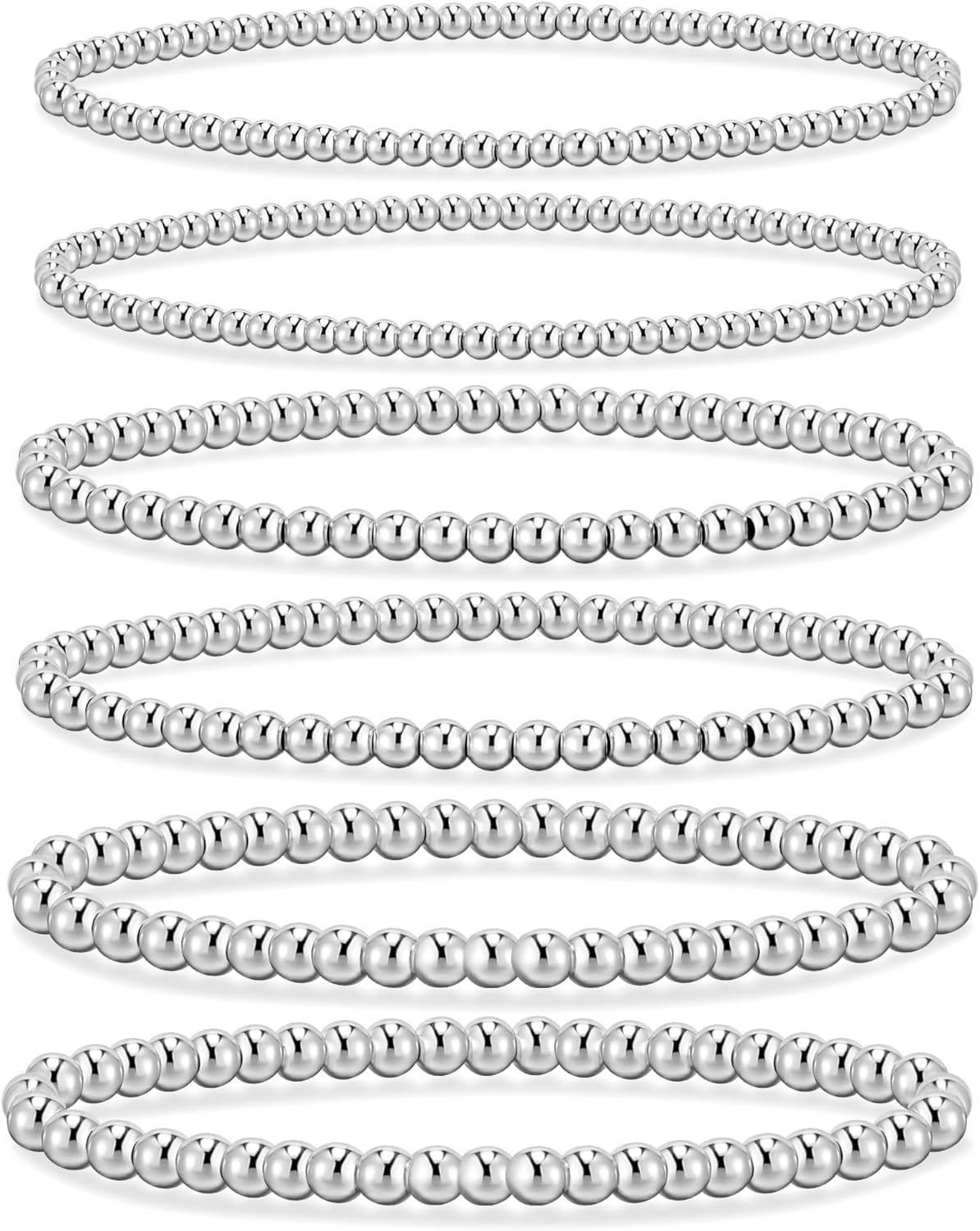 14K Gold Beaded Bracelet Set