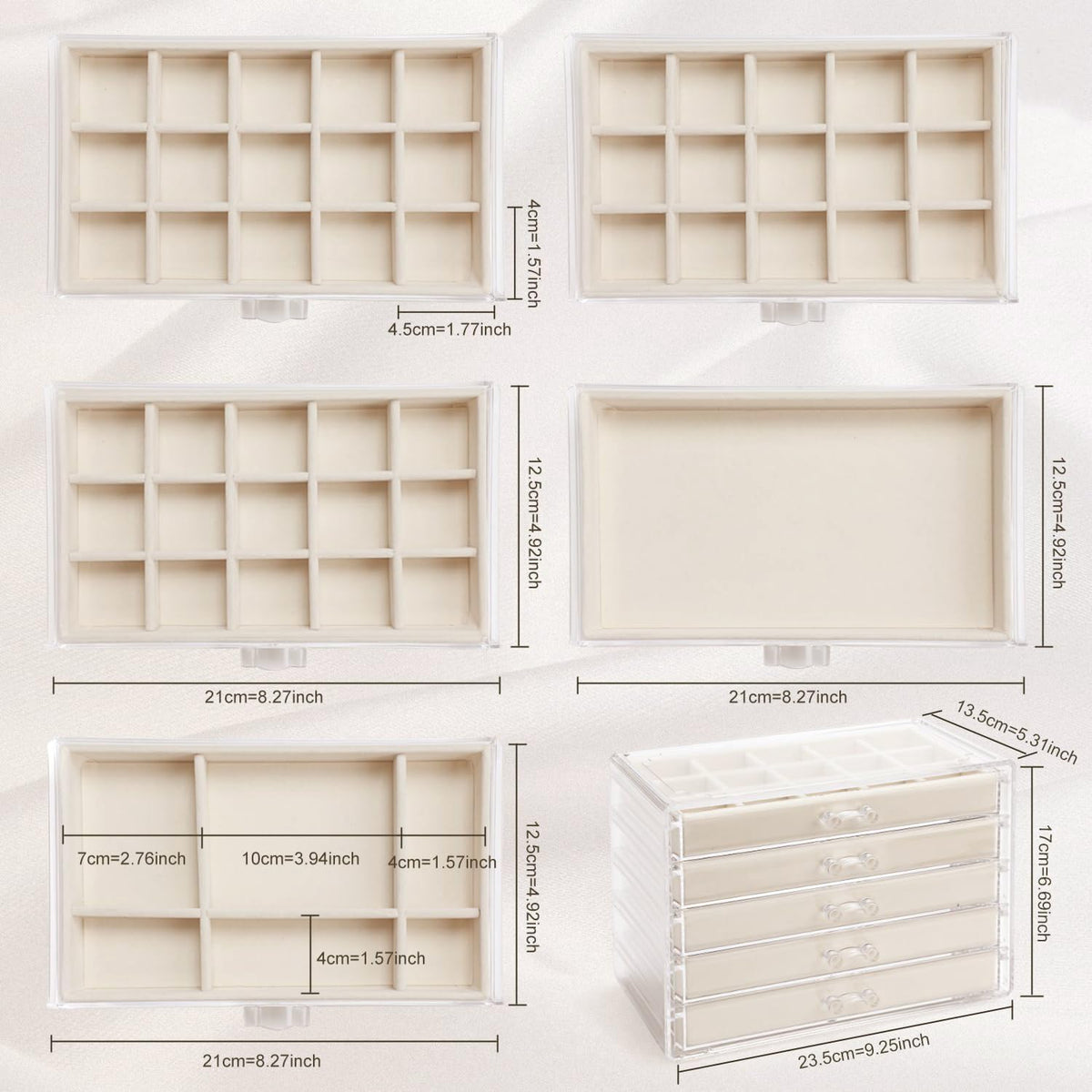 Acrylic Jewelry Organizer