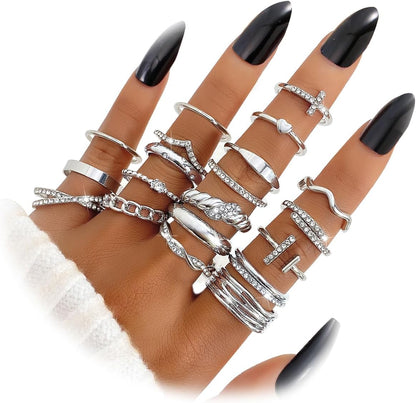 Stackable Knuckle Ring Set