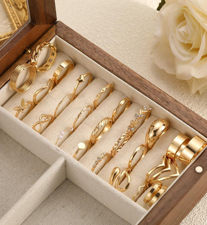 Chunky Knuckle Ring Set