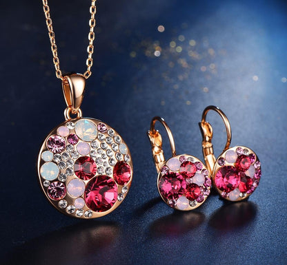 Ocean Crystal Jewelry Set