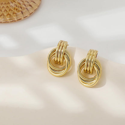 Gold Knot Earrings