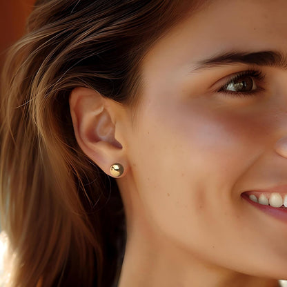 Chunky Gold Hoop Earrings