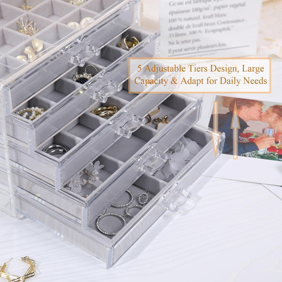 5-Drawer Jewelry Organizer