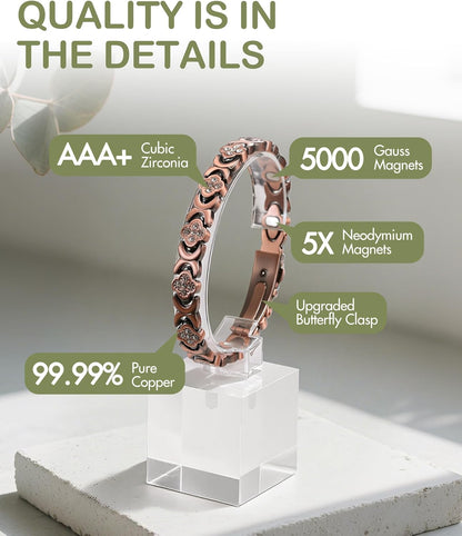Copper Clover Bracelet