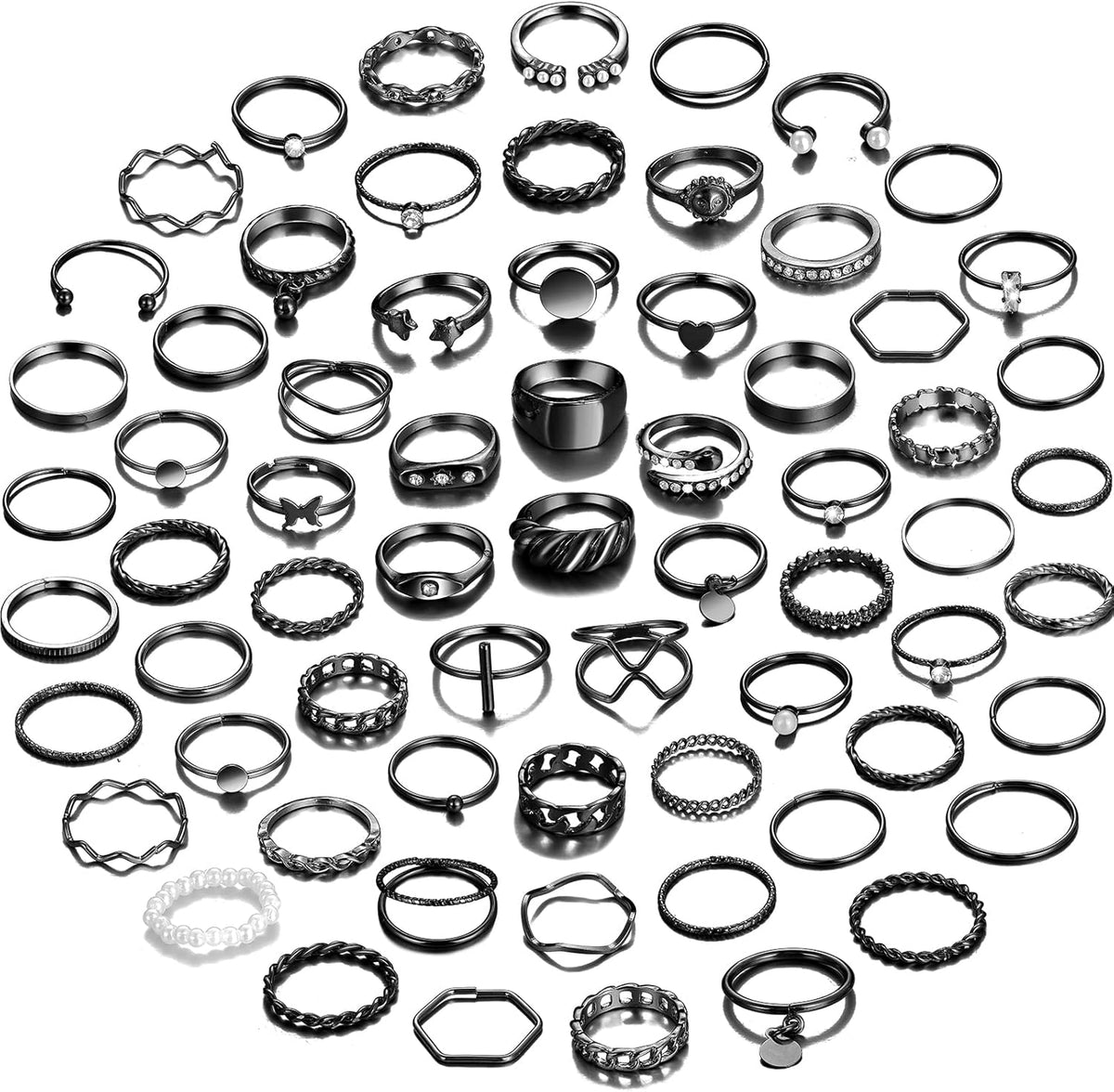 Boho Knuckle Ring Set