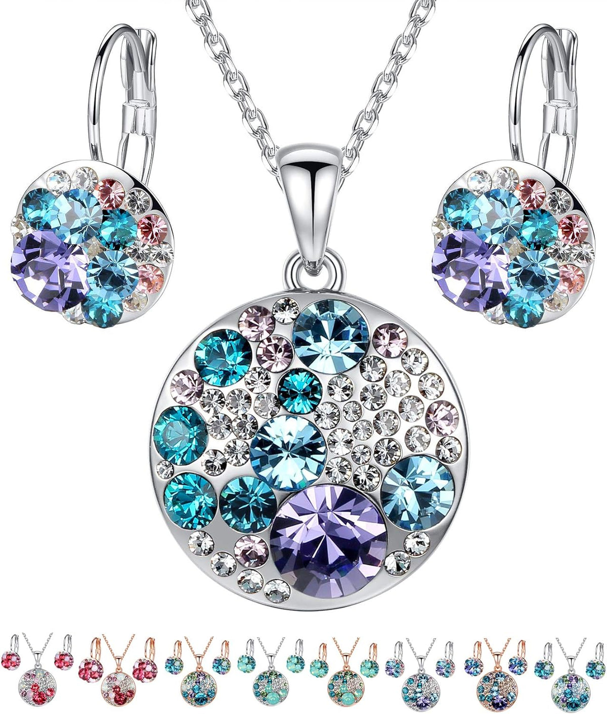 Ocean Crystal Jewelry Set