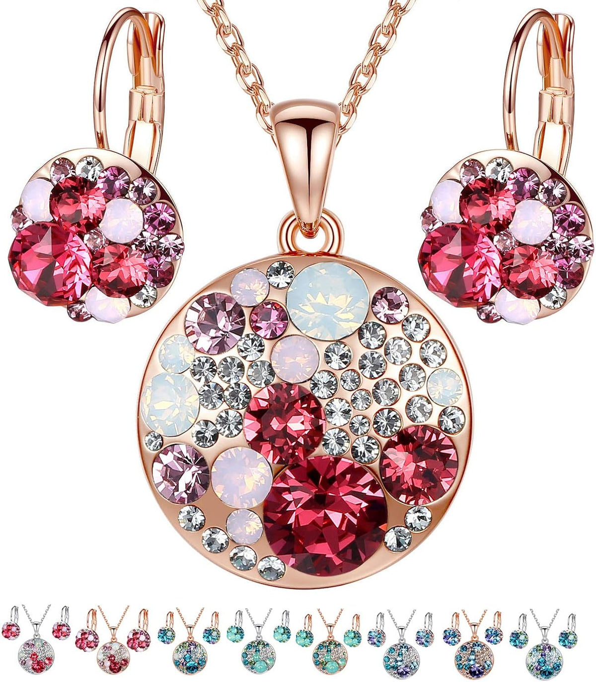 Ocean Crystal Jewelry Set