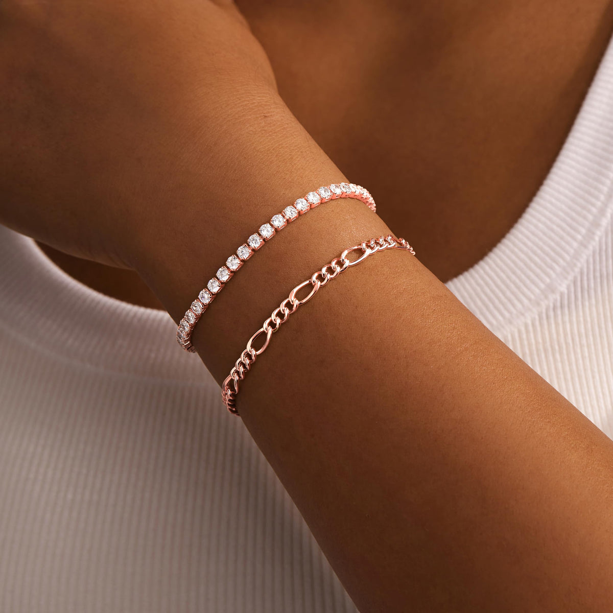 14K Gold Bracelet Set