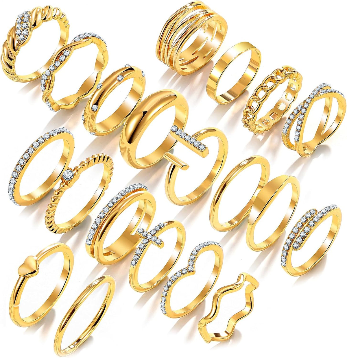Stackable Knuckle Ring Set