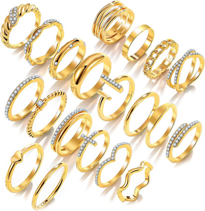 Stackable Knuckle Ring Set