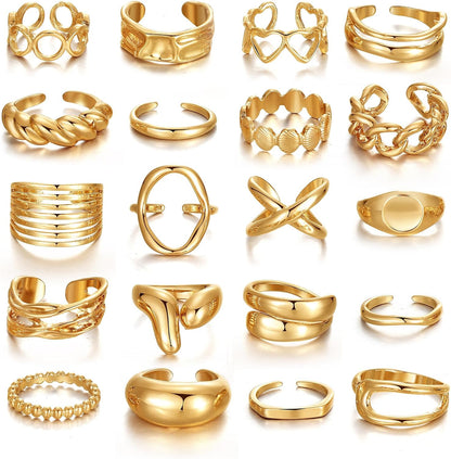 Stackable Knuckle Ring Set