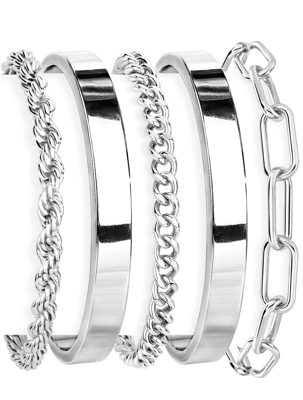 14K Gold Bracelet Set
