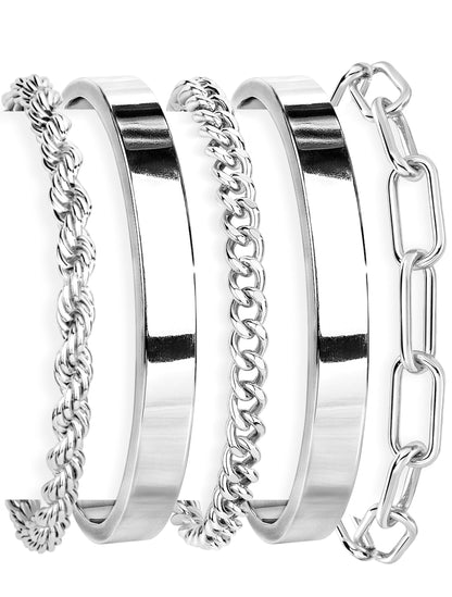 14K Gold Bracelet Set