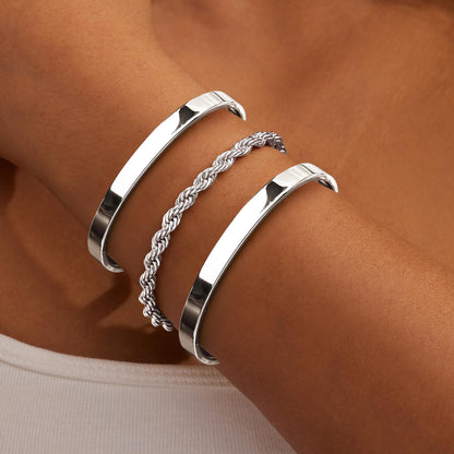 14K Gold Bracelet Set