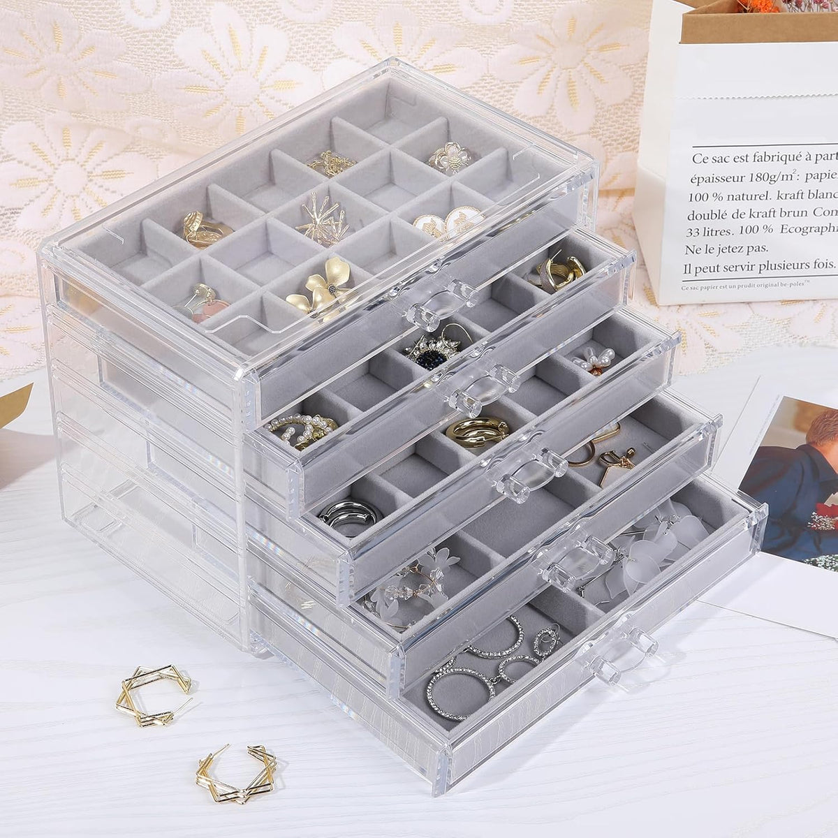 5-Drawer Jewelry Organizer