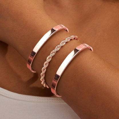 14K Gold Bracelet Set