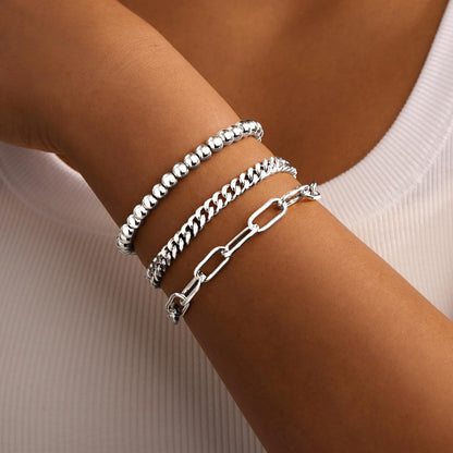 14K Gold Bracelet Set