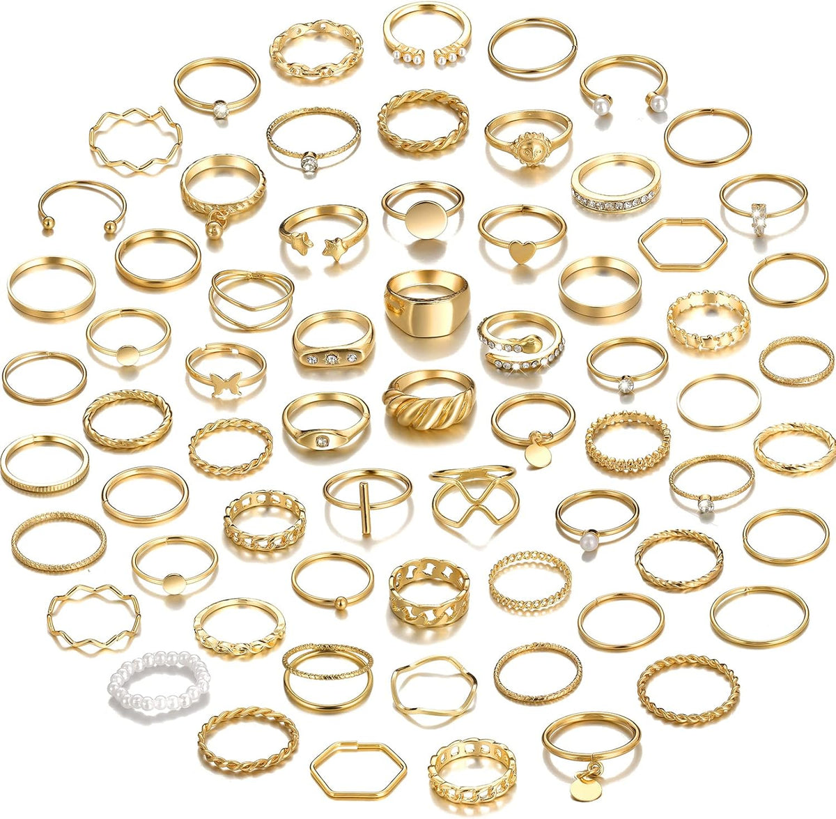 Boho Knuckle Ring Set