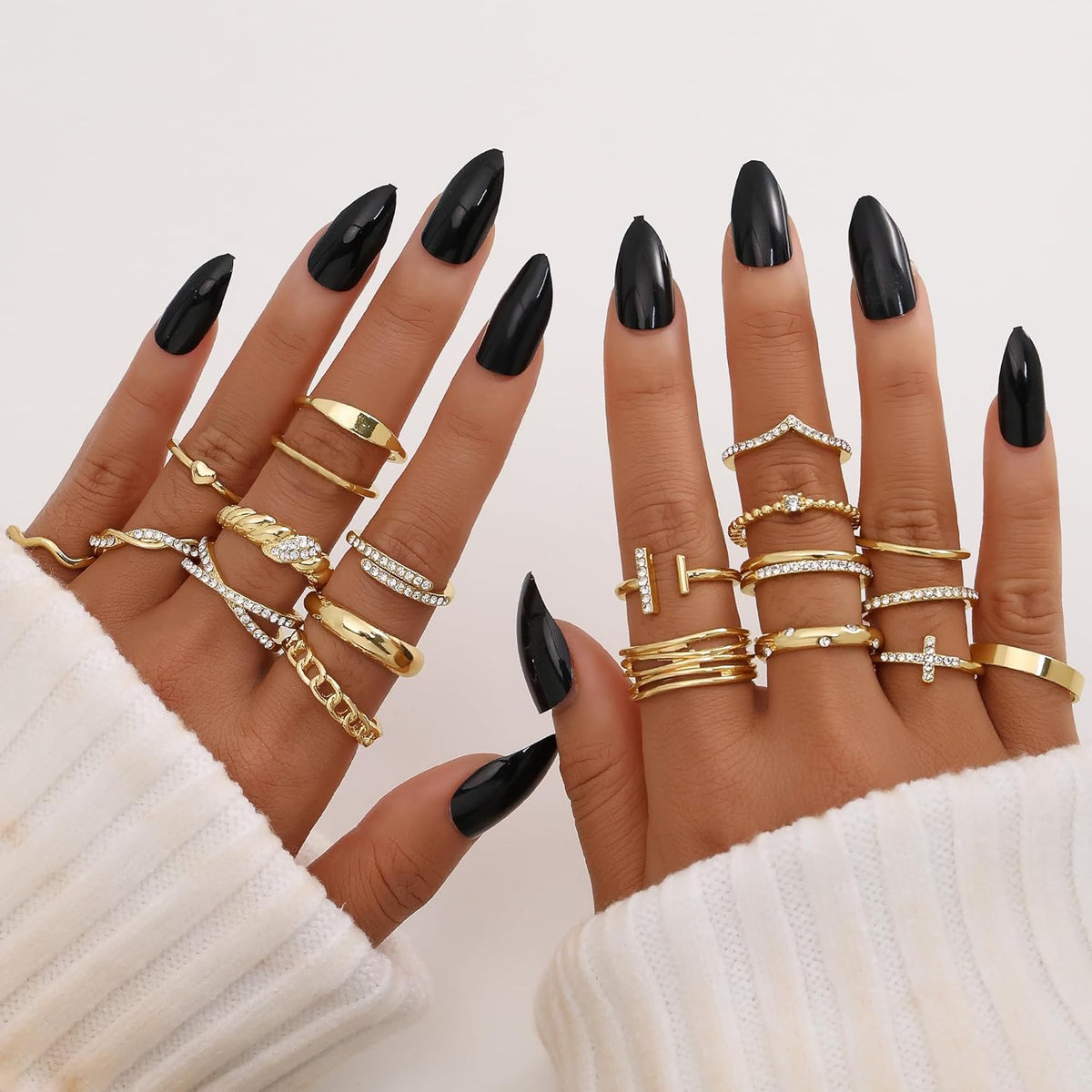 Stackable Knuckle Ring Set