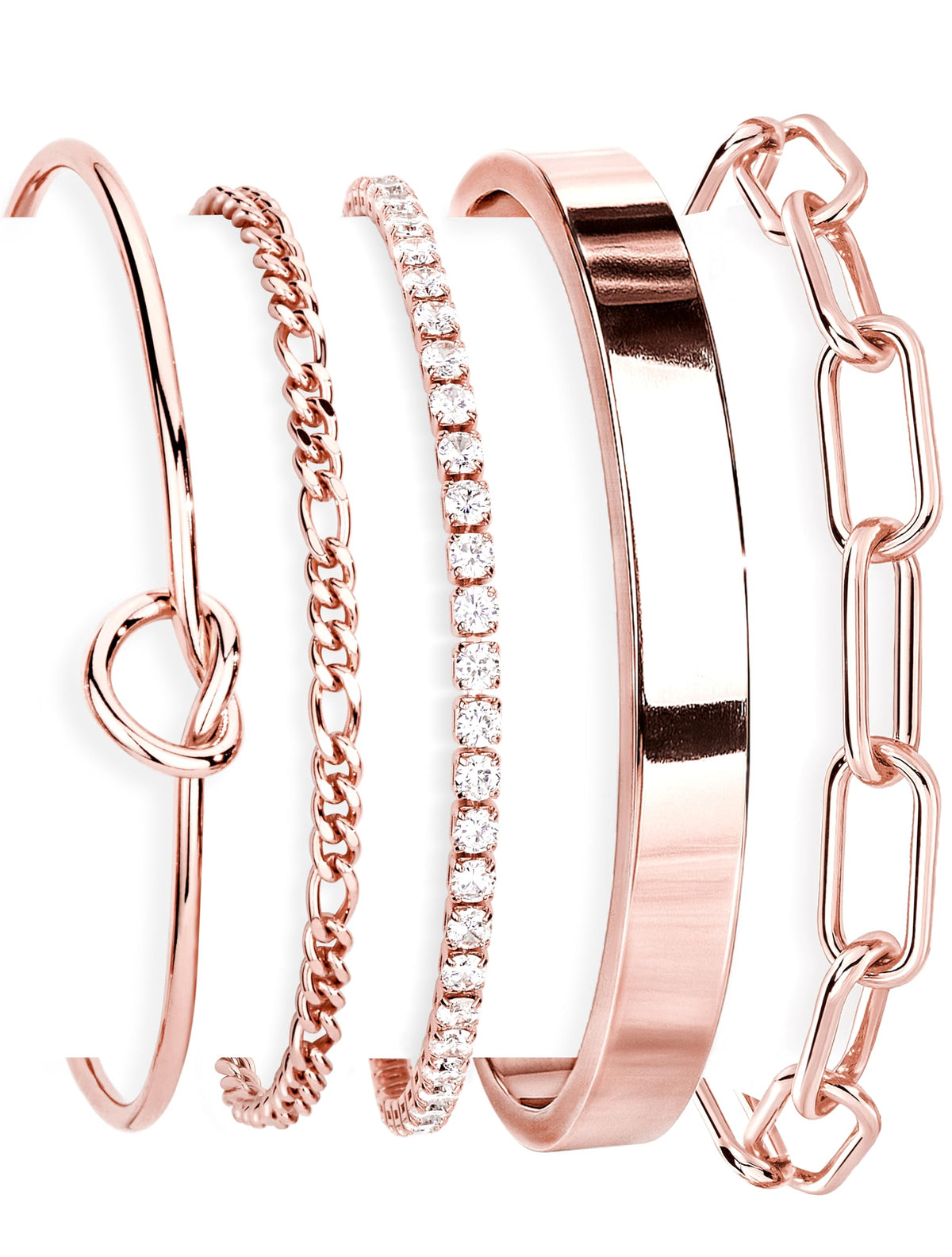 14K Gold Bracelet Set