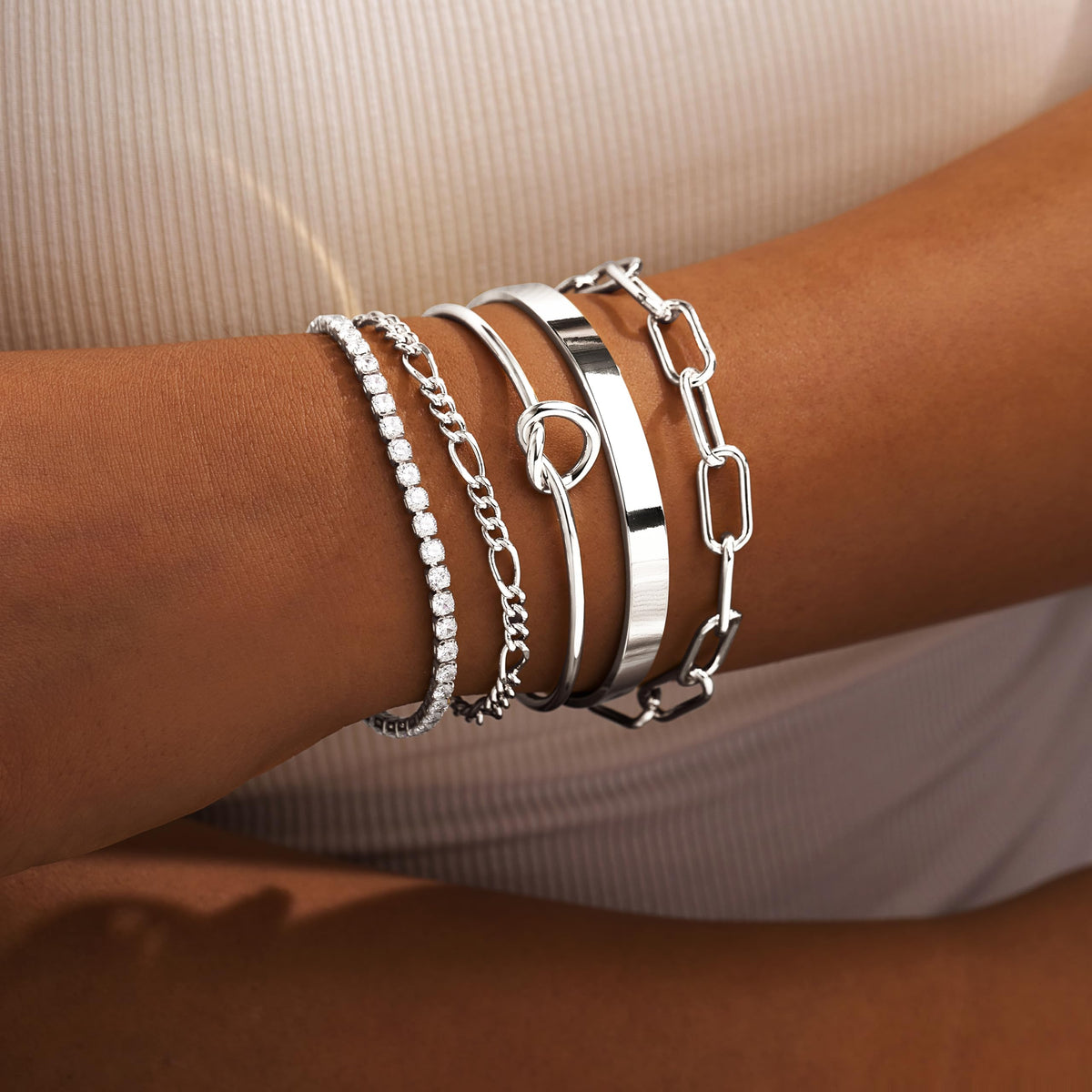 14K Gold Bracelet Set