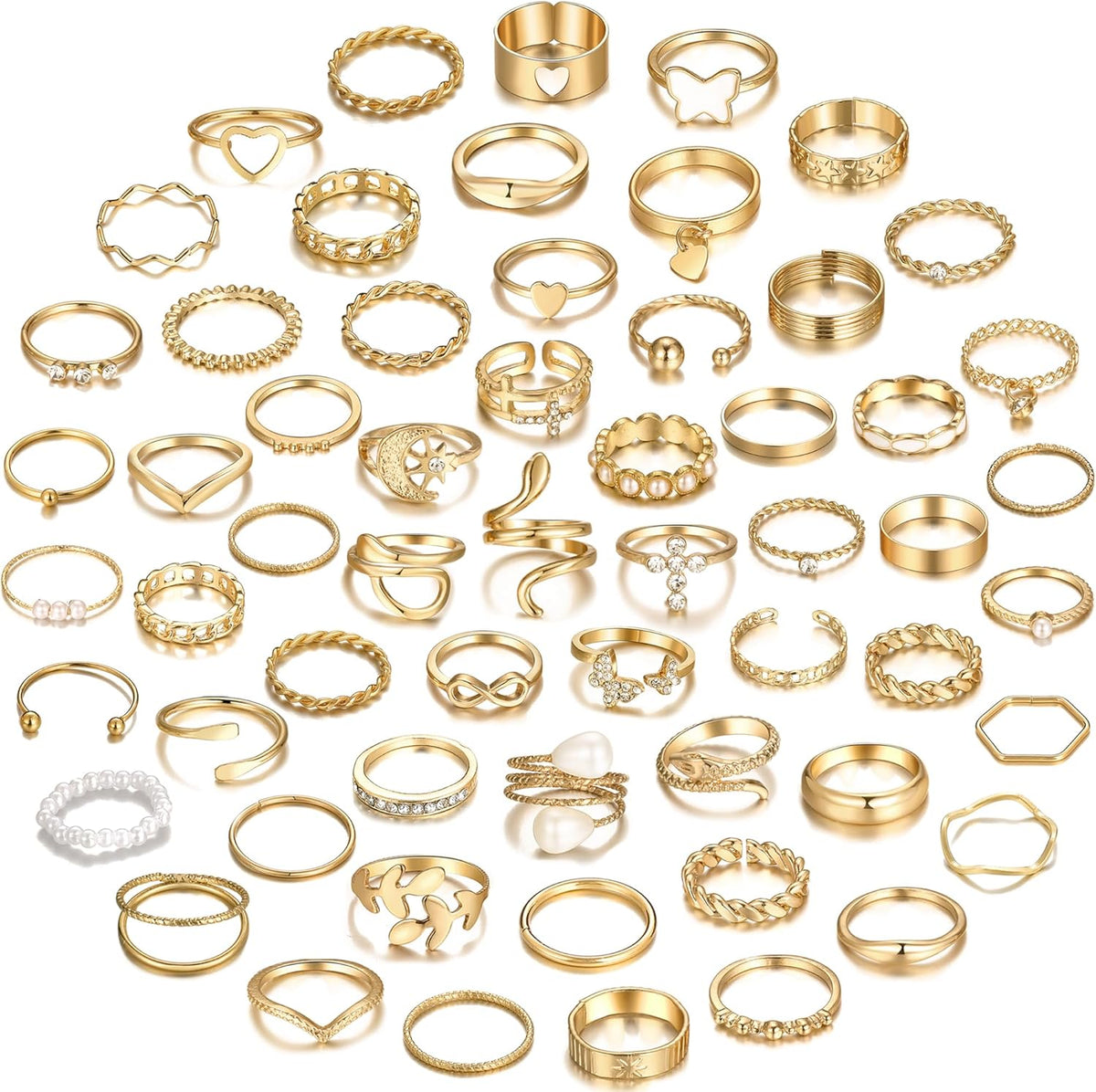 Boho Knuckle Ring Set