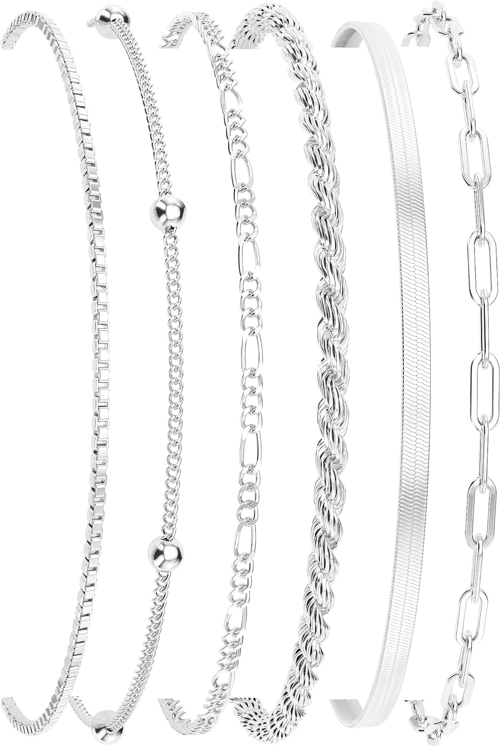 Dainty Gold Bracelet Set